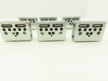 DropsA SX1-25 Modular Lubricator Divider Valve Block 1/8" BSP Lot of 6