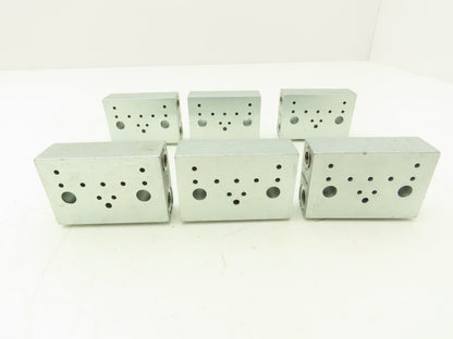 DropsA SX1-25 Modular Lubricator Divider Valve Block 1/8" BSP Lot of 6