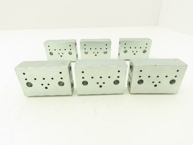 DropsA SX1-25 Modular Lubricator Divider Valve Block 1/8" BSP Lot of 6