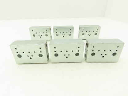 DropsA SX1-25 Modular Lubricator Divider Valve Block 1/8" BSP Lot of 6