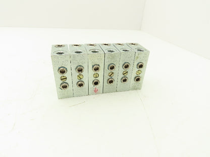 DropsA SX1-25 Modular Lubricator Divider Valve Block 1/8" BSP Lot of 6