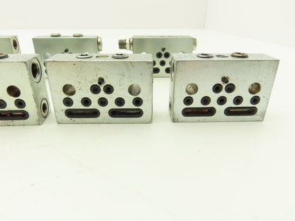 DropsA SX1-25 Modular Lubricator Divider Valve Block 1/8" BSP Lot of 7