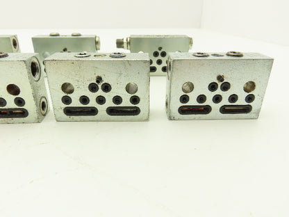 DropsA SX1-25 Modular Lubricator Divider Valve Block 1/8" BSP Lot of 7