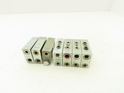 DropsA SX1-25 Modular Lubricator Divider Valve Block 1/8" BSP Lot of 7