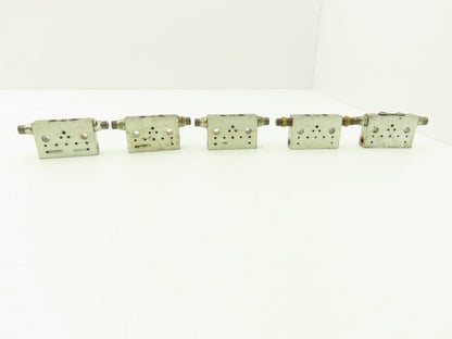 DropsA SX0-20 Modular Lubricator Divider Valve Block 1/8" BSP Lot of 5