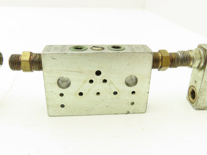 DropsA SX0-20 Modular Lubricator Divider Valve Block 1/8" BSP Lot of 5