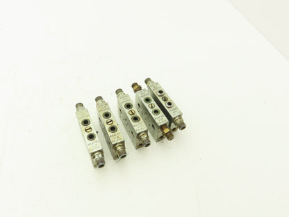 DropsA SX0-20 Modular Lubricator Divider Valve Block 1/8" BSP Lot of 5