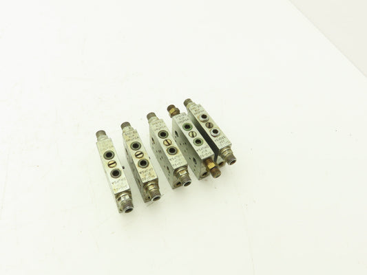 DropsA SX0-20 Modular Lubricator Divider Valve Block 1/8" BSP Lot of 5