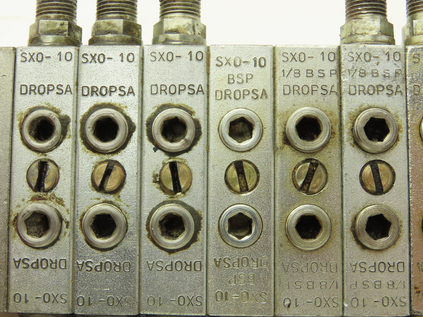 DropsA SX0-10 SX0-20 Modular Lubricator Divider Valve Manifold Block 1/8" BSP