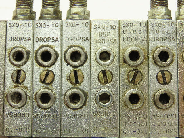 DropsA SX0-10 SX0-20 Modular Lubricator Divider Valve Manifold Block 1/8" BSP