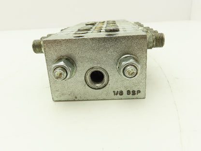 DropsA SX0-10 SX0-20 Modular Lubricator Divider Valve Manifold Block 1/8" BSP