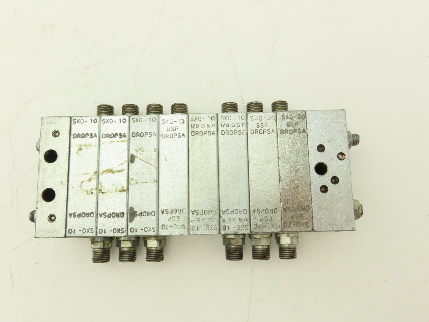 DropsA SX0-10 SX0-20 Modular Lubricator Divider Valve Manifold Block 1/8" BSP