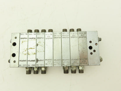 DropsA SX0-10 SX0-20 Modular Lubricator Divider Valve Manifold Block 1/8" BSP