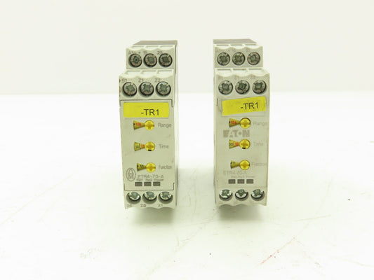 Moeller ETR4-70-A Timing Relay 24-240V AC/DC 0.05 Seconds To 100 Hours Lot of 2