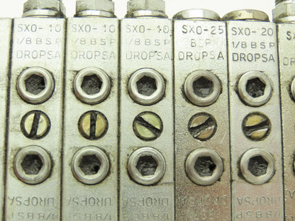 DropsA SX0-10 SX0-20 Modular Lubricator Divider Valve Manifold Block 1/8" BSP