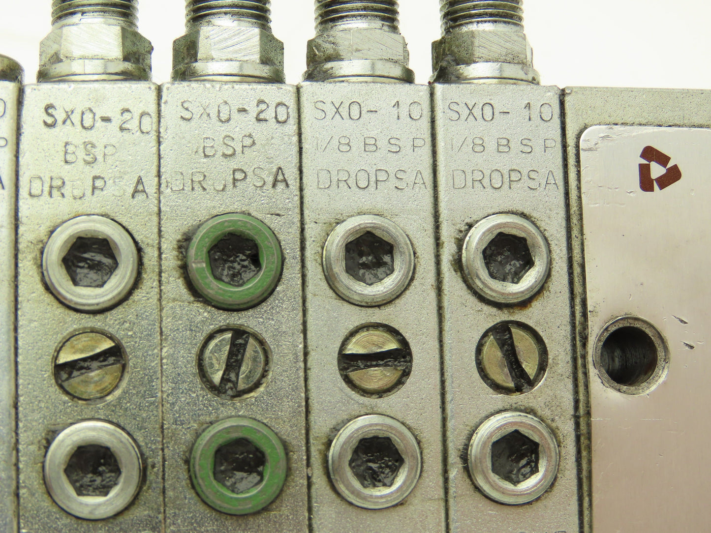 DropsA SX0-10 SX0-20 Modular Lubricator Divider Valve Manifold Block 1/8" BSP