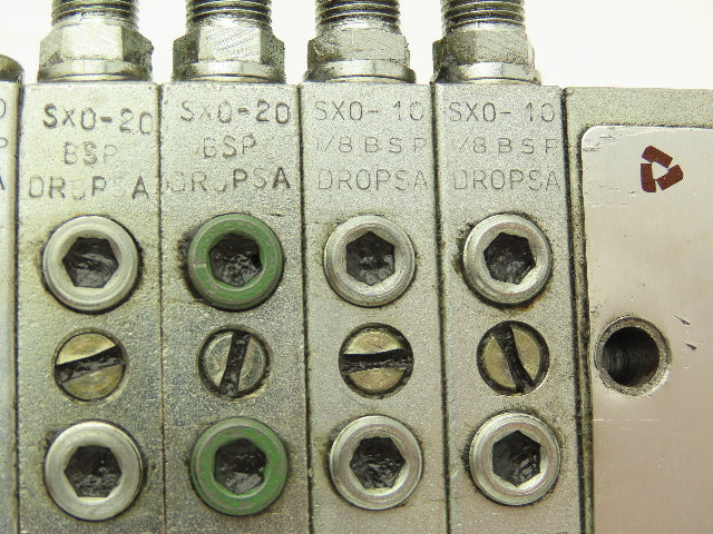 DropsA SX0-10 SX0-20 Modular Lubricator Divider Valve Manifold Block 1/8" BSP