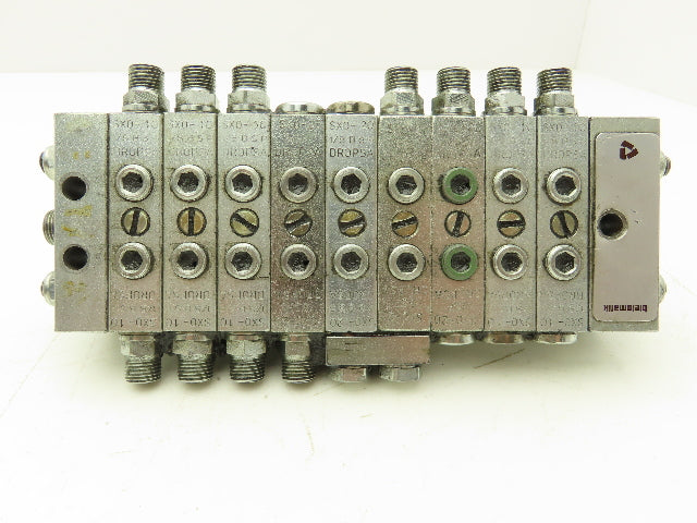 DropsA SX0-10 SX0-20 Modular Lubricator Divider Valve Manifold Block 1/8" BSP