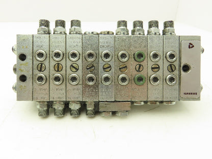 DropsA SX0-10 SX0-20 Modular Lubricator Divider Valve Manifold Block 1/8" BSP
