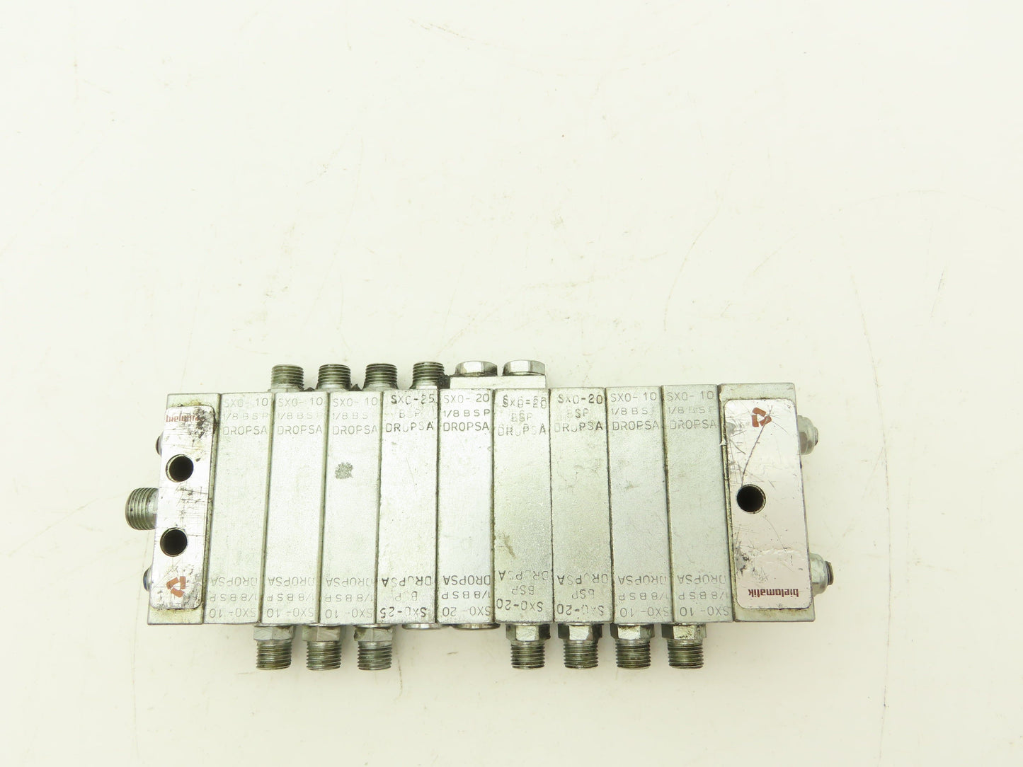 DropsA SX0-10 SX0-20 Modular Lubricator Divider Valve Manifold Block 1/8" BSP