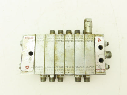 DropsA SX0-10 Modular Lubricator Divider Valve Manifold Block Assy 1/8" BSP