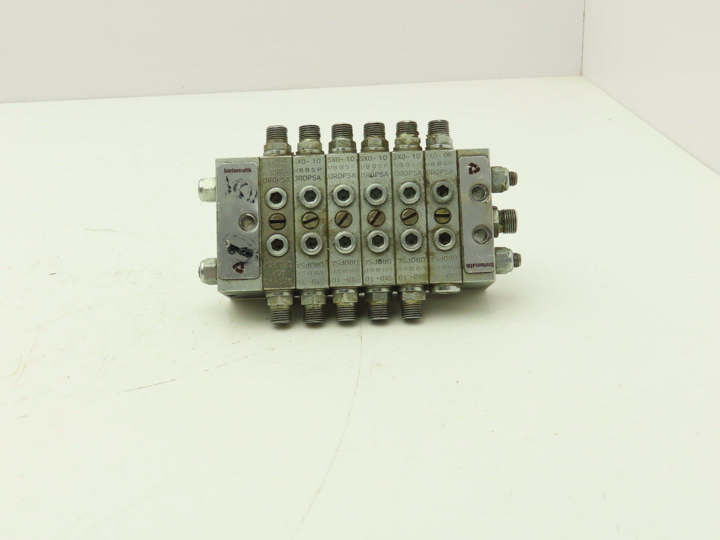 DropsA SX0-10 SX0-20 Modular Lubricator Divider Valve Manifold Block 1/8" BSP