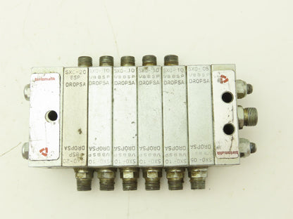 DropsA SX0-10 SX0-20 Modular Lubricator Divider Valve Manifold Block 1/8" BSP