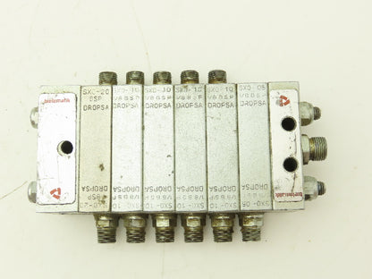 DropsA SX0-10 SX0-20 Modular Lubricator Divider Valve Manifold Block 1/8" BSP