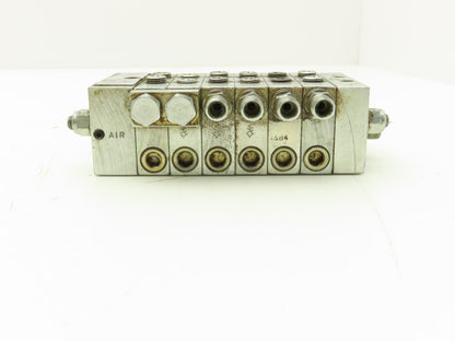 DropsA SX0-20 SX0-25 Modular Lubricator Divider Valve Manifold Block 1/8" BSP
