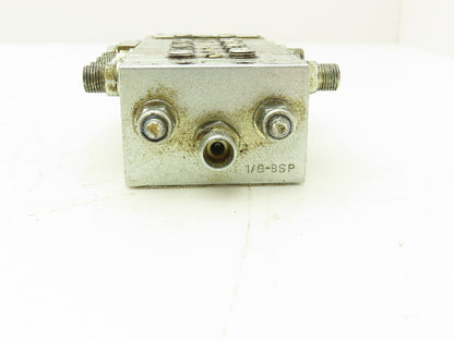DropsA SX0-20 SX0-25 Modular Lubricator Divider Valve Manifold Block 1/8" BSP
