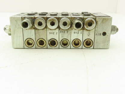 DropsA SX0-20 SX0-25 Modular Lubricator Divider Valve Manifold Block 1/8" BSP