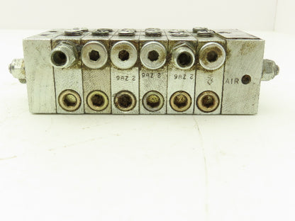 DropsA SX0-20 SX0-25 Modular Lubricator Divider Valve Manifold Block 1/8" BSP