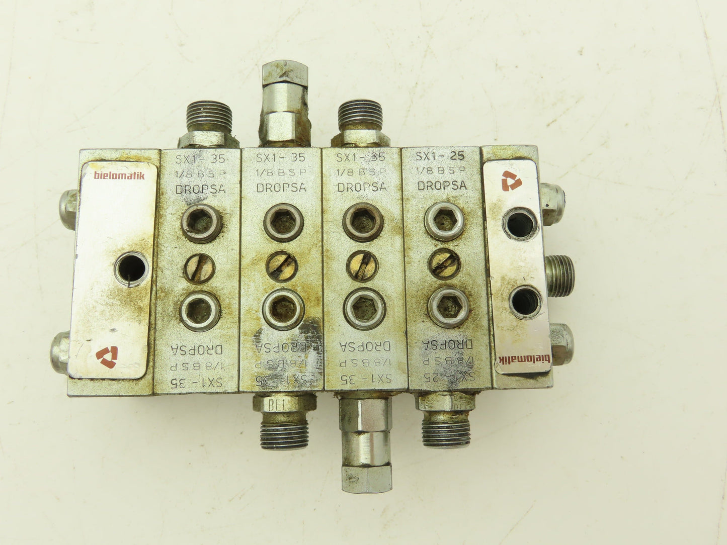 DropsA SX1-25 SX1-35 Modular Lubricator Divider Valve Manifold Block 1/8" BSP