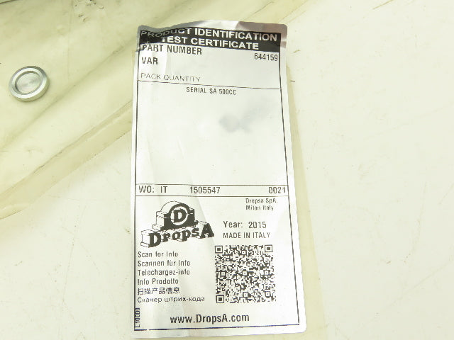 DropsA SA 500 Modular Lubricator Divider Valve Metering Element 3/8" BSP