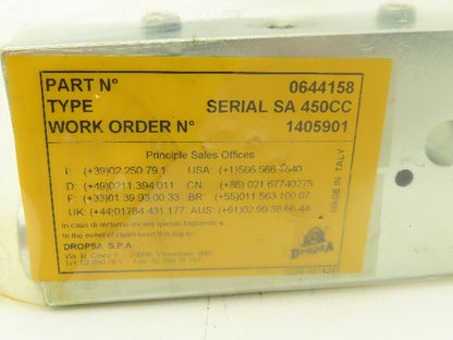 DropsA SA 450 Modular Lubricator Divider Valve Metering Element 3/8" BSP