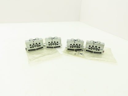 Bielomatik VE30, VE42 Modular Lubricator Divider Valve Block 1/8" BSP Lot of 4