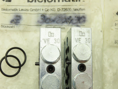 Bielomatik VE30, VE42 Modular Lubricator Divider Valve Block 1/8" BSP Lot of 4
