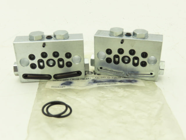 Bielomatik VE30, VE42 Modular Lubricator Divider Valve Block 1/8" BSP Lot of 4