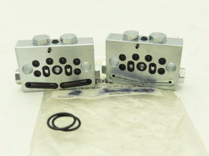 Bielomatik VE30, VE42 Modular Lubricator Divider Valve Block 1/8" BSP Lot of 4