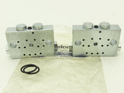 Bielomatik VE30, VE42 Modular Lubricator Divider Valve Block 1/8" BSP Lot of 4