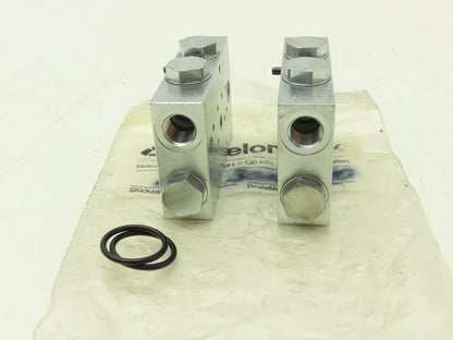 Bielomatik VE30, VE42 Modular Lubricator Divider Valve Block 1/8" BSP Lot of 4