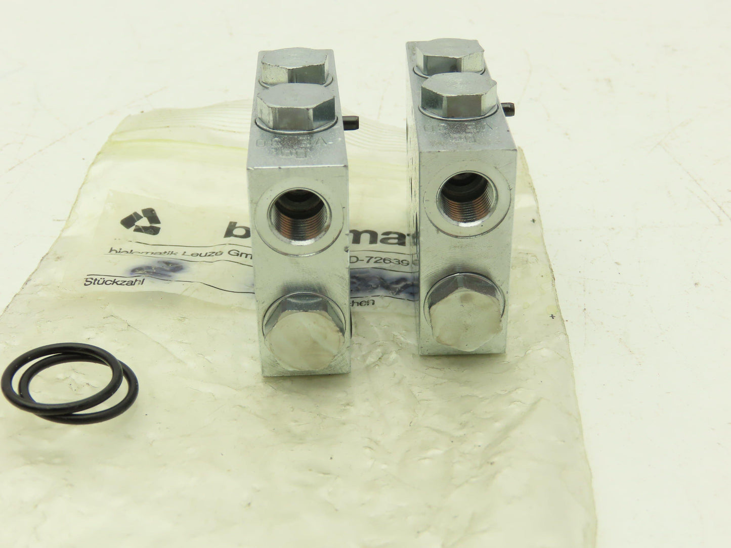 Bielomatik VE30, VE42 Modular Lubricator Divider Valve Block 1/8" BSP Lot of 4