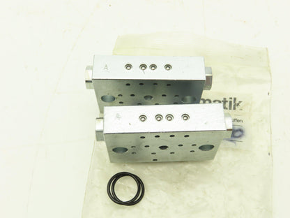 Bielomatik VE30, VE42 Modular Lubricator Divider Valve Block 1/8" BSP Lot of 4