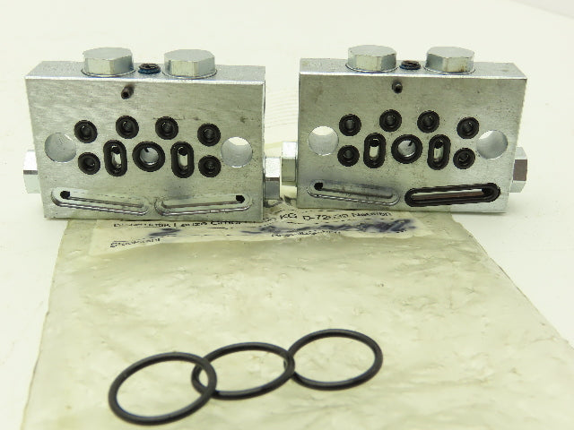 Bielomatik VE30, VE42 Modular Lubricator Divider Valve Block 1/8" BSP Lot of 4