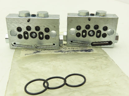 Bielomatik VE30, VE42 Modular Lubricator Divider Valve Block 1/8" BSP Lot of 4