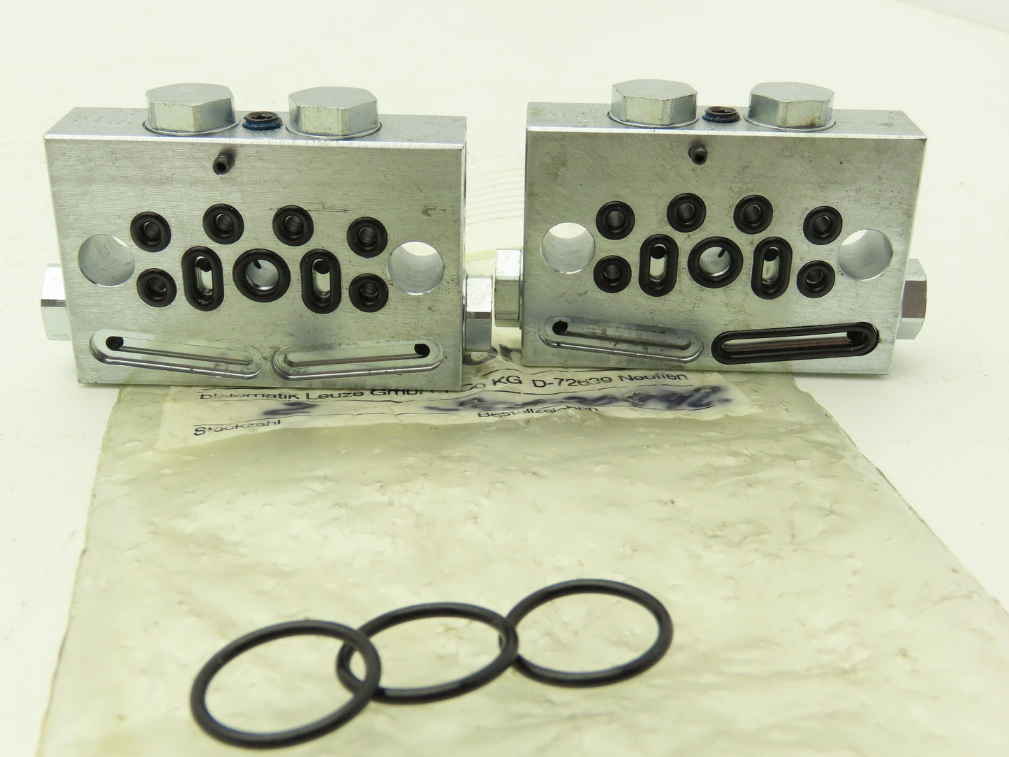 Bielomatik VE30, VE42 Modular Lubricator Divider Valve Block 1/8" BSP Lot of 4