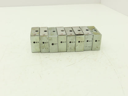 Bielomatik DropsA SX Modular Lubricator Divider Valve End Block 1/8"BSP Lot of 8