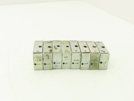 Bielomatik DropsA SX Modular Lubricator Divider Valve End Block 1/8"BSP Lot of 8