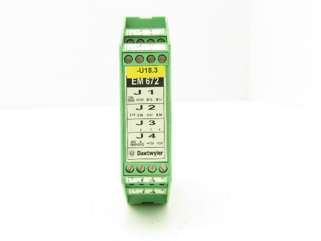 Daetwyler EM 672 Safety Relay 48V