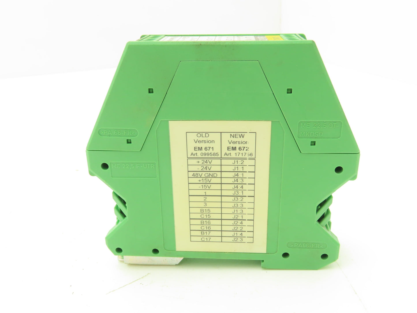 Daetwyler EM 672 Safety Relay 48V